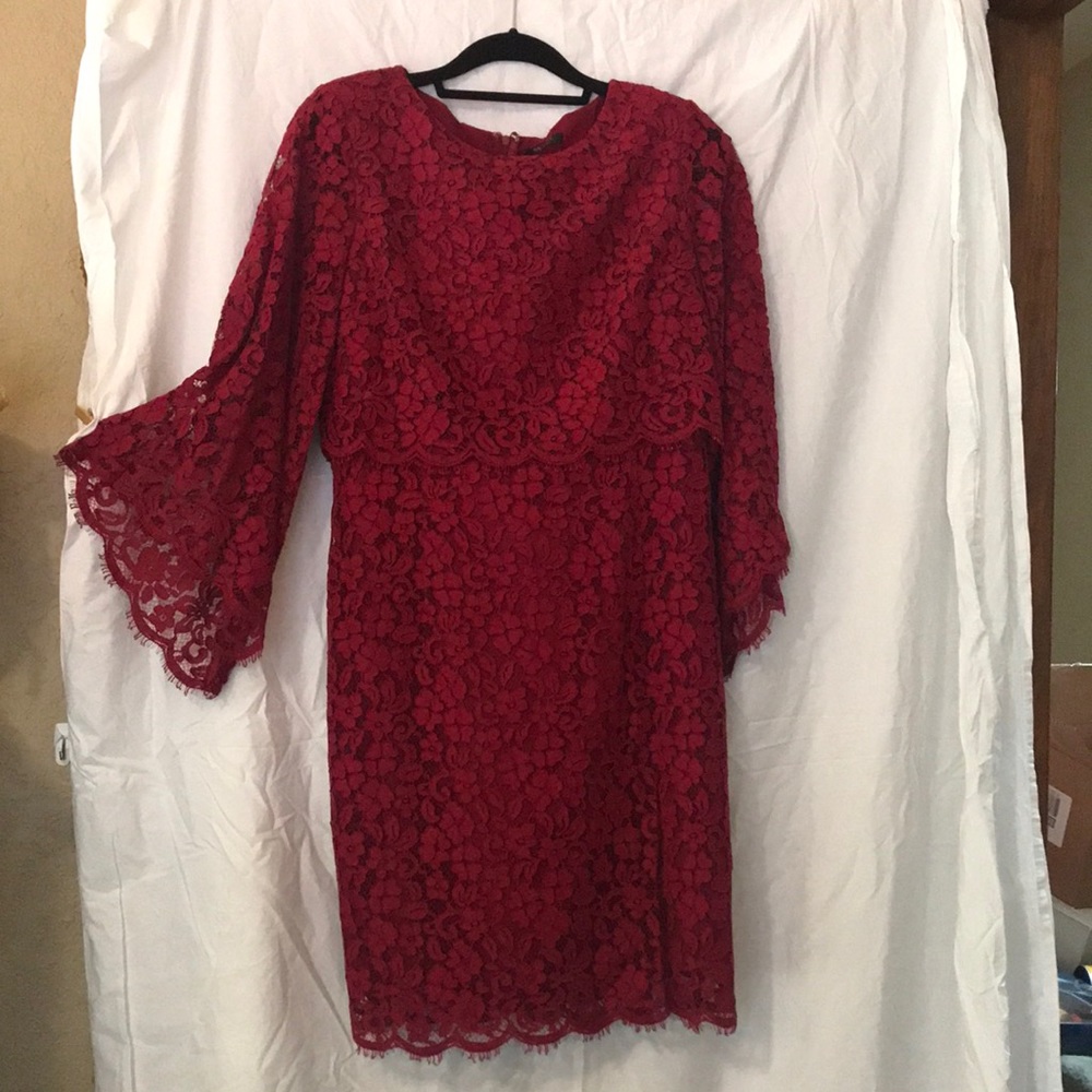 Beautiful Scarlett Red Lace from Neiman Marcus